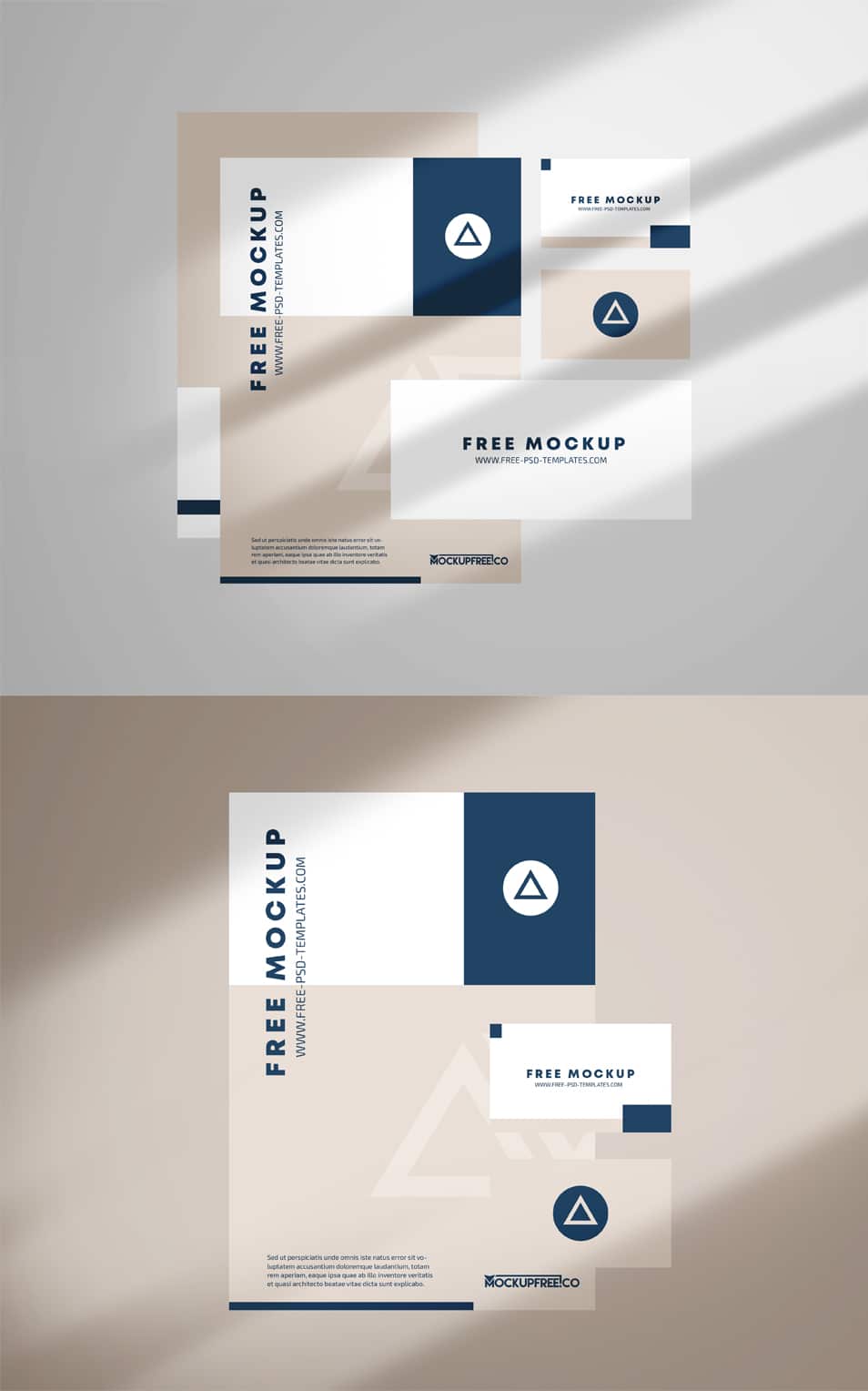Branding Identity Free PSD Mockups