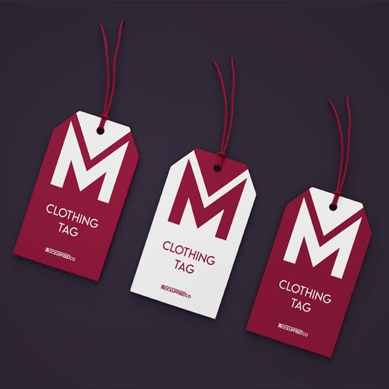 Clothing Tag 3 Free PSD Mockups