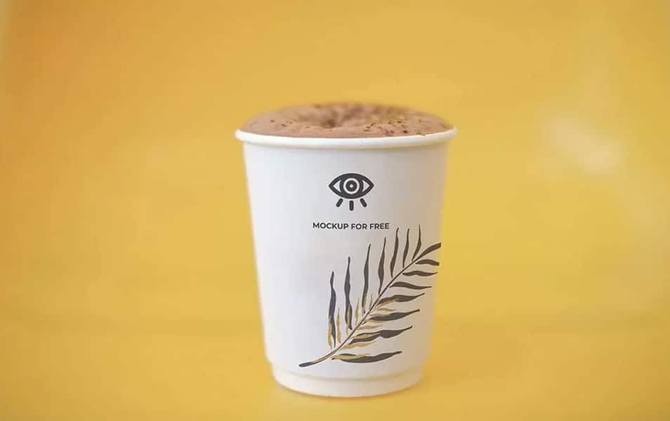 Coffee Paper Cup Mockup