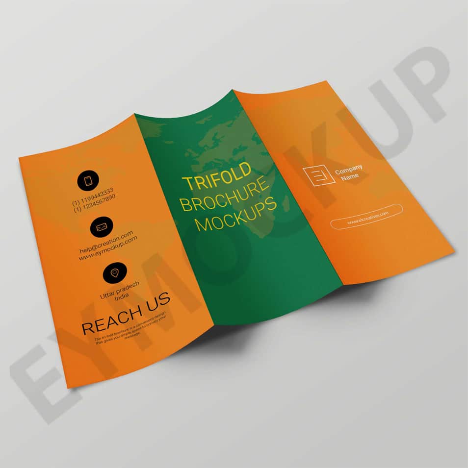 Colorful Free Download Tri-Fold PSD Template