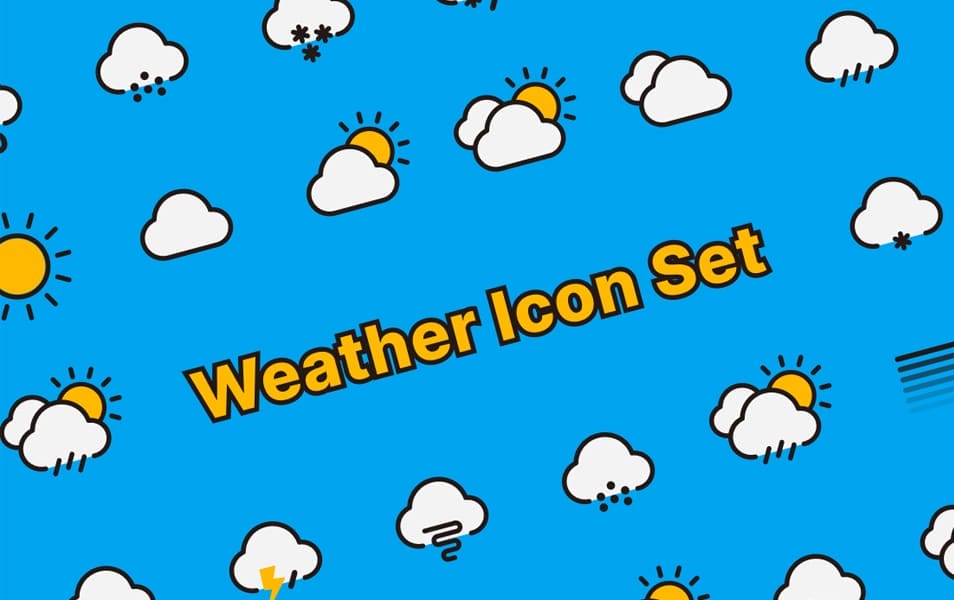 Component Based Weather Icon Sets