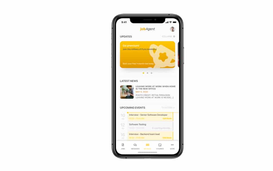 Concept of a Job Searching App