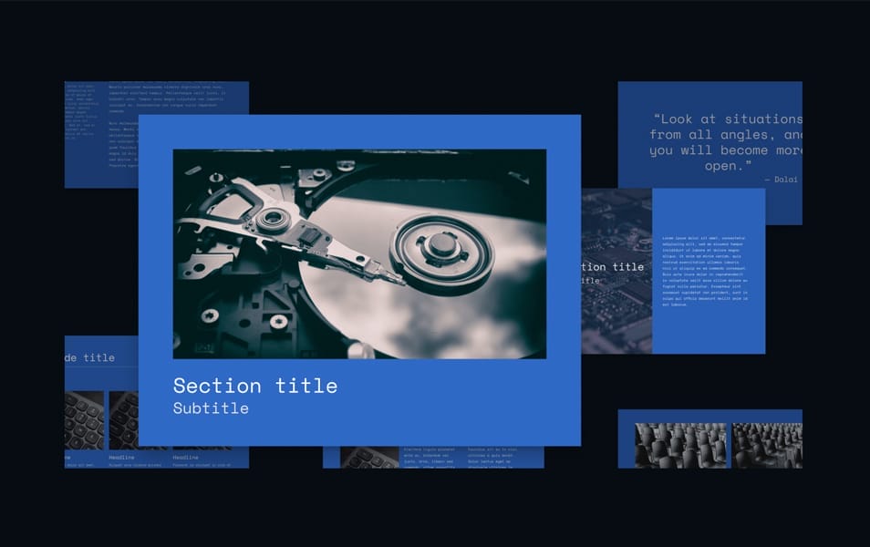 Dark Presentation Template