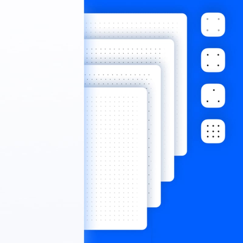 Dot and Grid Paper Template Free Figma Mockup