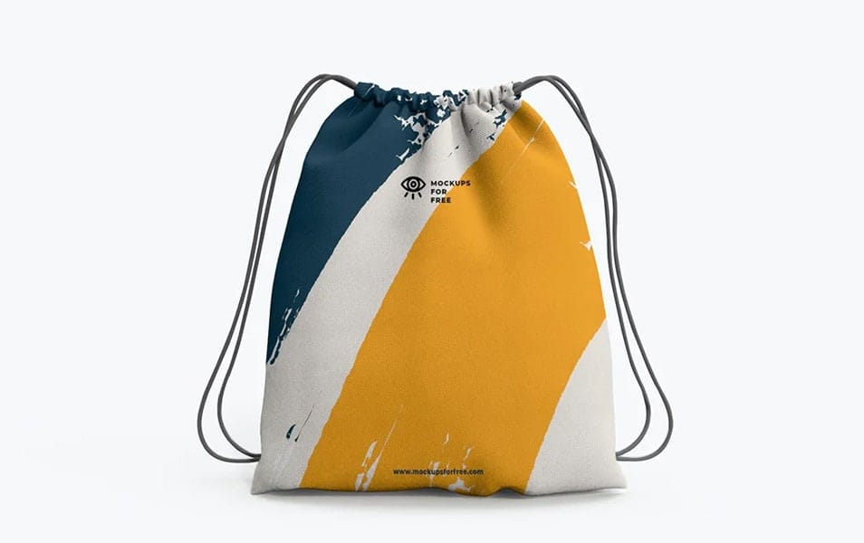 Drawstring Bag Mockup