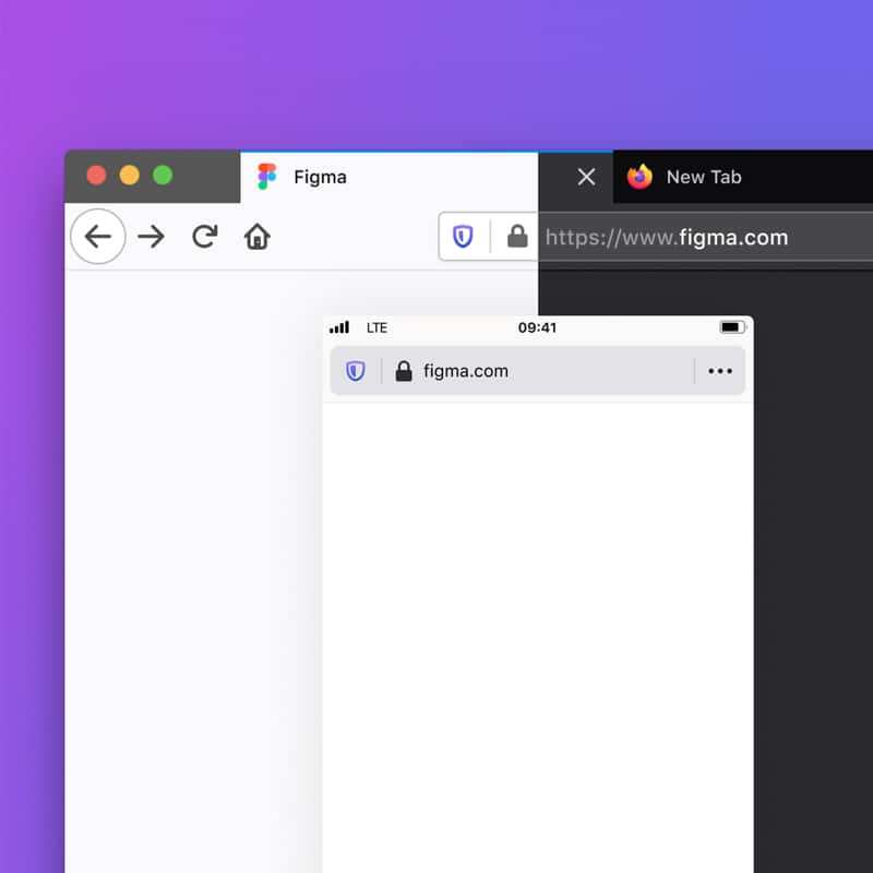Firefox Browser UI Kit for Figma
