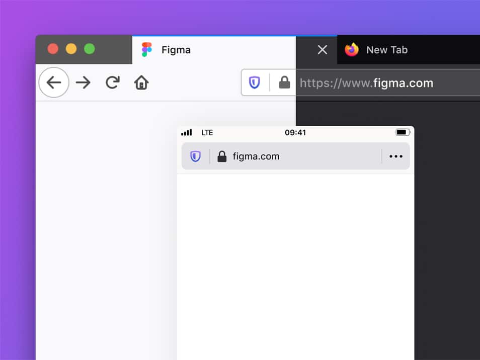 Firefox Browser UI Kit for Figma
