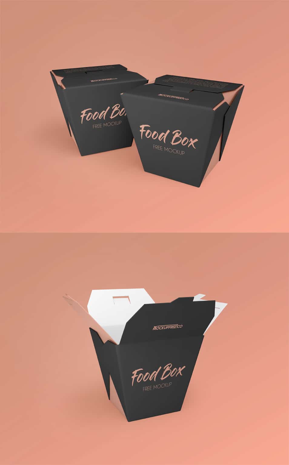 Food Box Free PSD Mockups