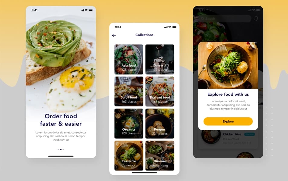 Foode - Food Order Mobile App UI Kit