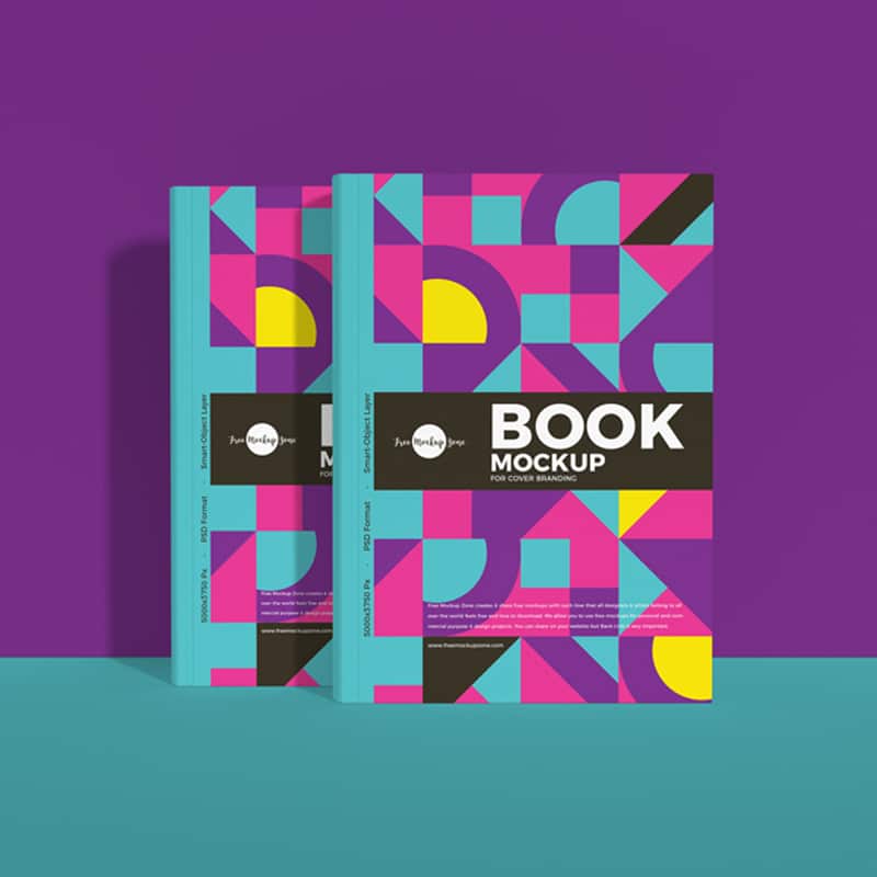 Free Book Mockup For Cover Branding
