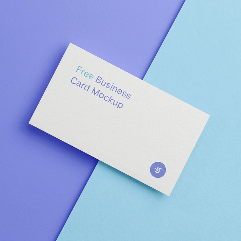 Free Business Card Mockup