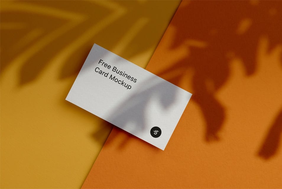 Free Business Card Mockup