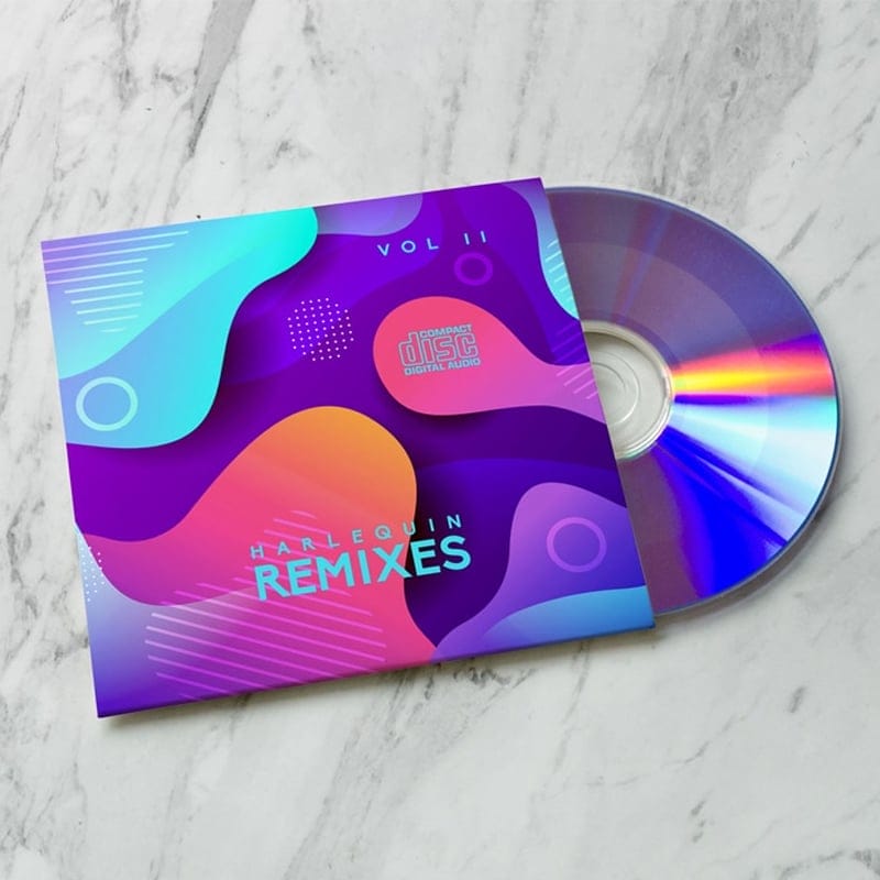 Free CD / DVD Envelope Mockup PSD