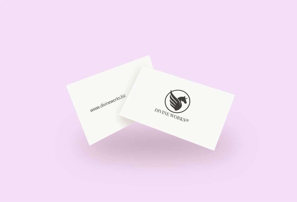 Free Floating Business Cards Mockup