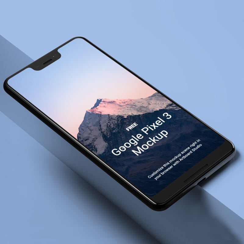 Free Google Pixel Phone Mockup for Figma