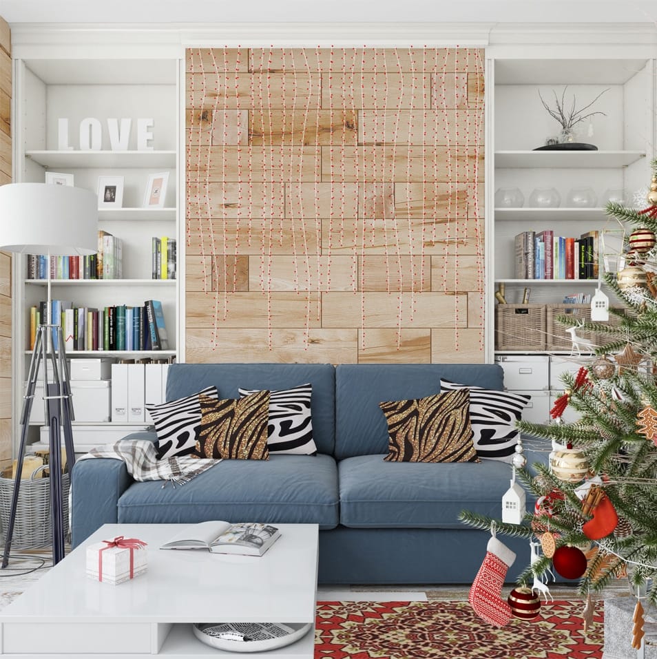 Free Living Area Design PSD Mockup