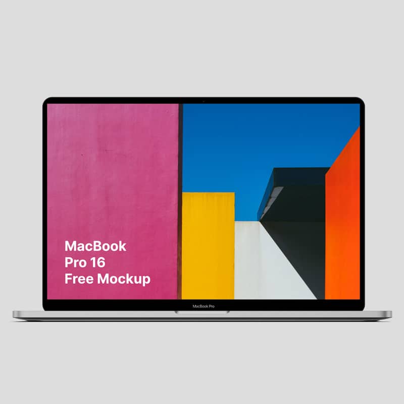 Free MacBook Pro 16 Mockup