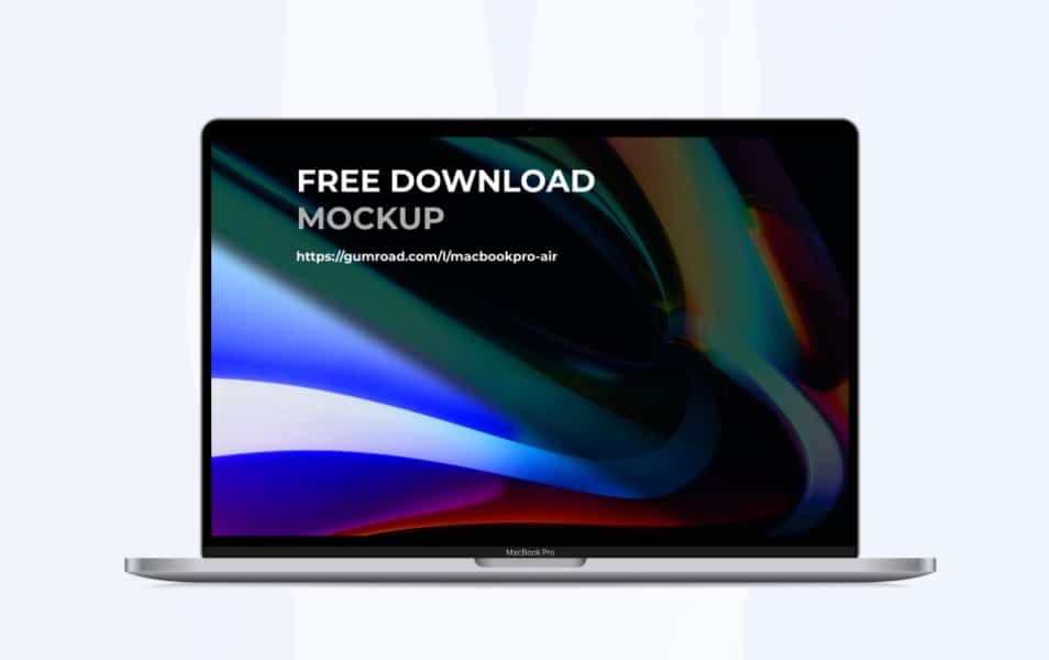 Free MacBook Pro & Air 16"/13" Mockup
