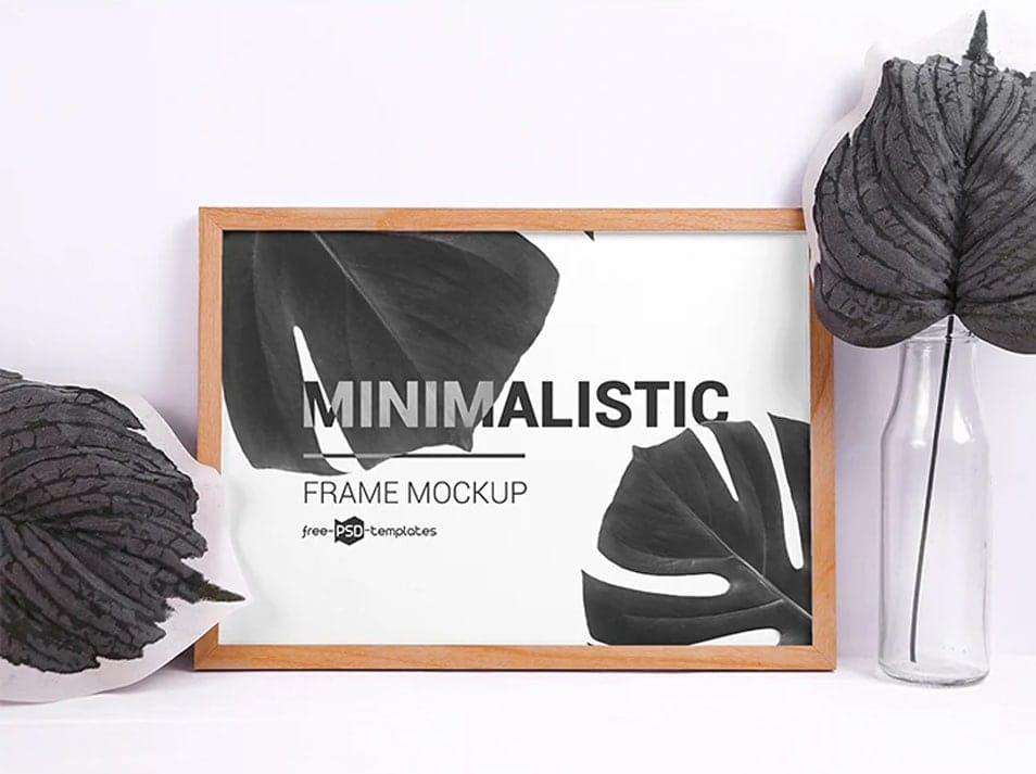 Free Minimalistic Frames Mockup Set
