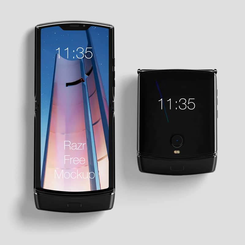 Free Motorola Razr Mockup