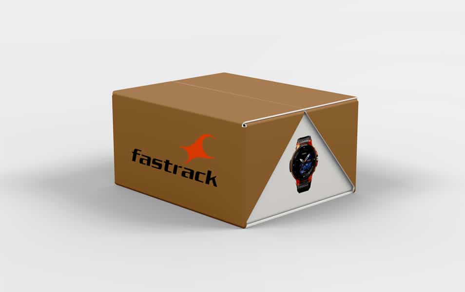 Free New Watch Box Packaging Mockup