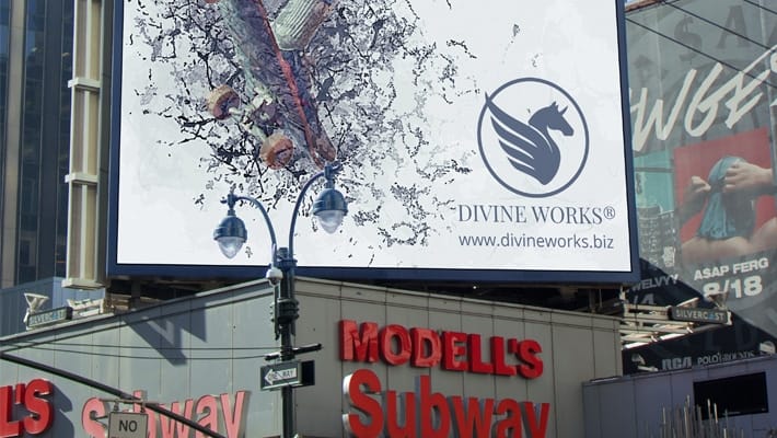 Free Outdoor Advertising Billboard Mockup