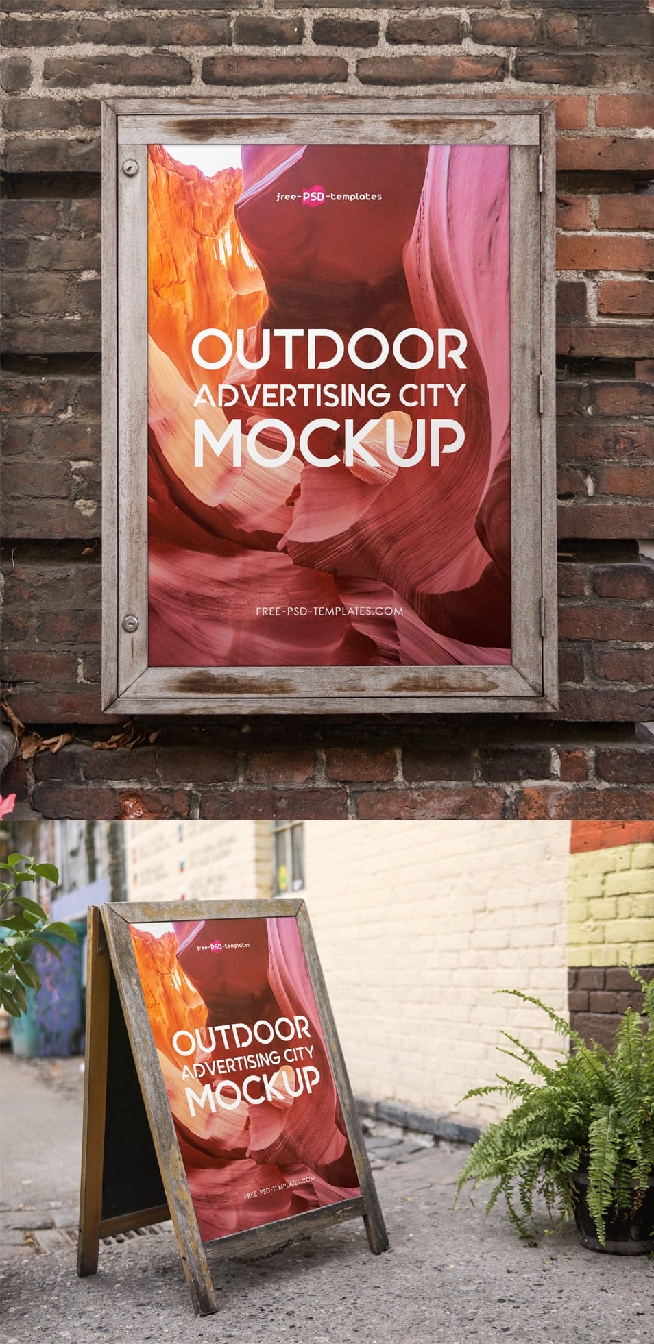 Free Outdoor Advertising City MockUps