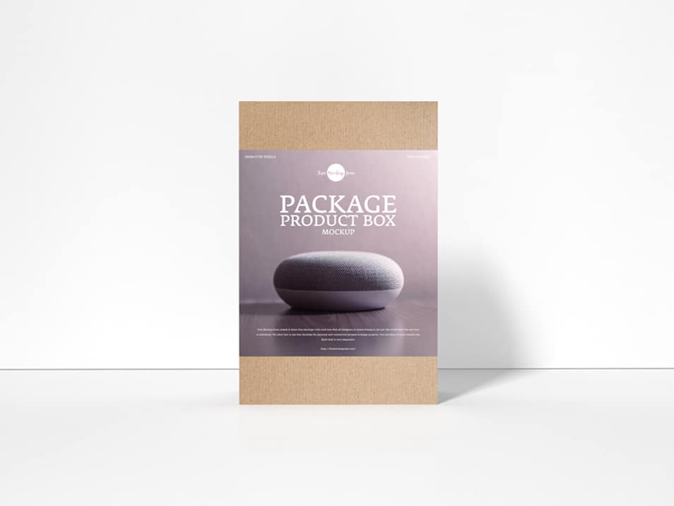 Free Package Product Box Mockup