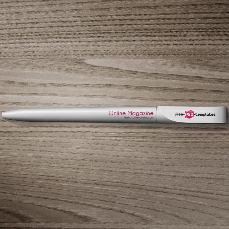 Free Pen Mock-up in PSD