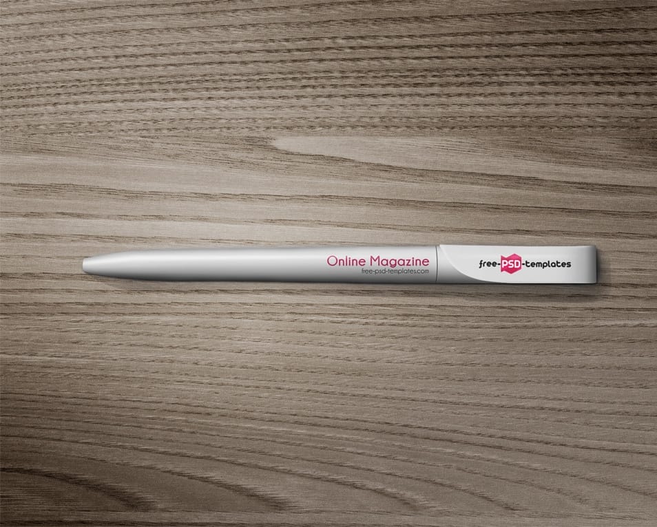 Free Pen Mock-up in PSD