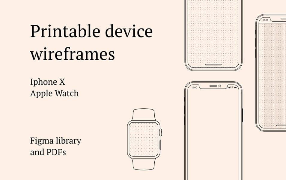 Free Printable Device Wireframes
