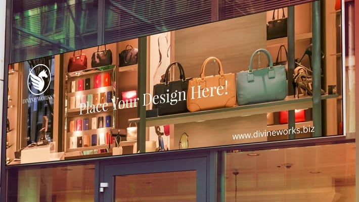 Free Shop Signage Mockup