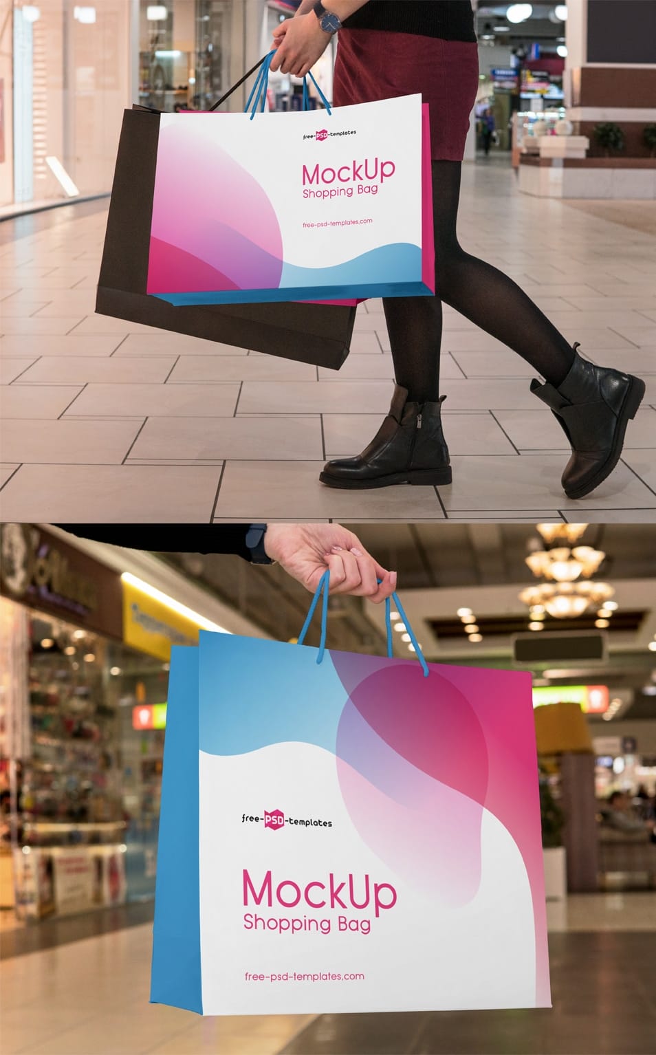 Free Shopping Bag MockUps