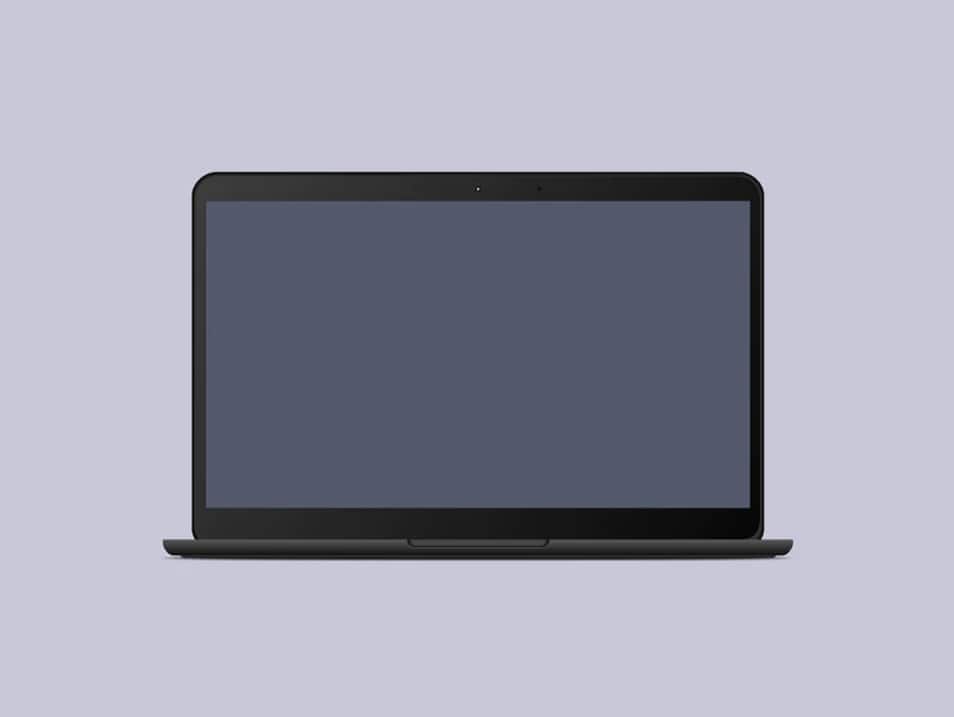 Free Vector Google PixelBook Mockup