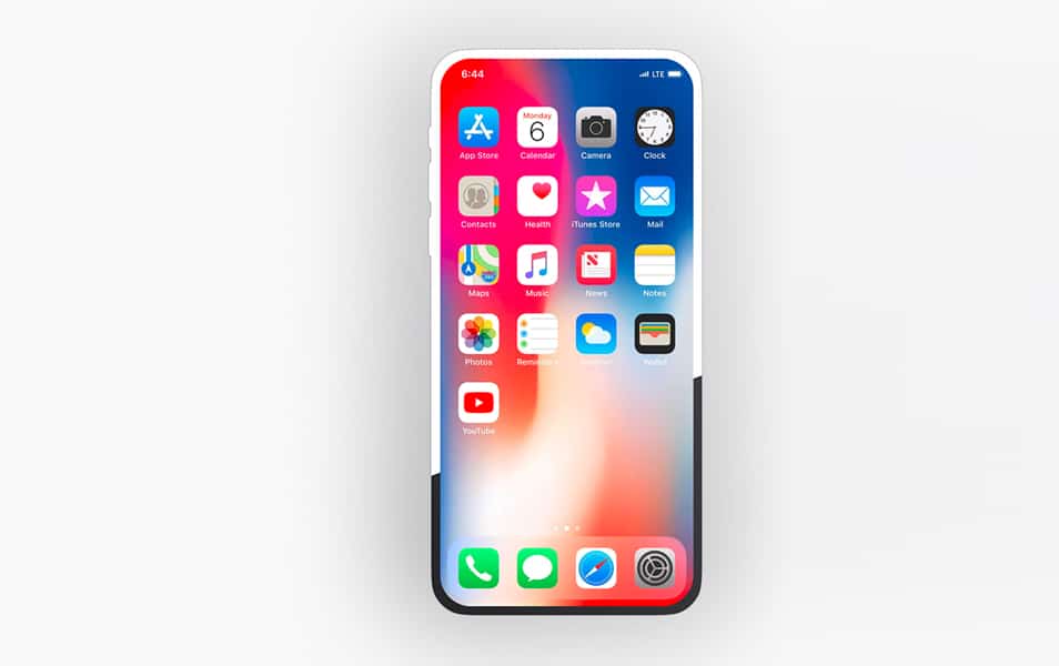 Free Vector iPhone X Mockup for Figma