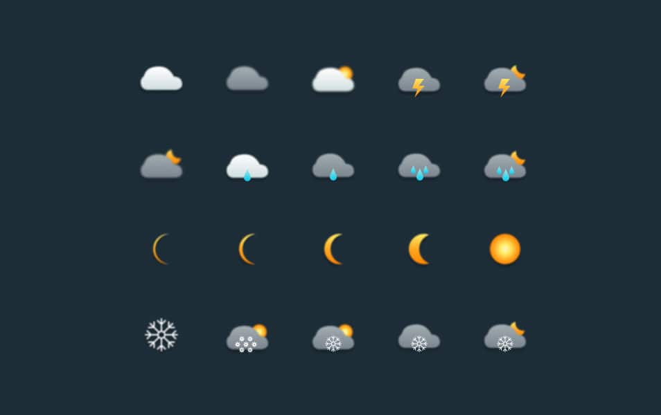 Free Weather Icons