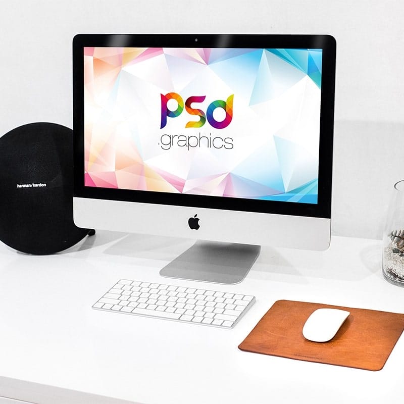 Free iMac Mockup Template
