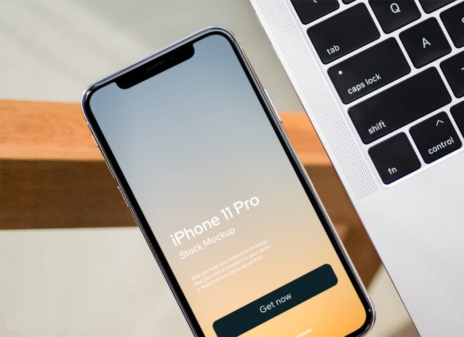 Free iPhone 11 mockup for Figma