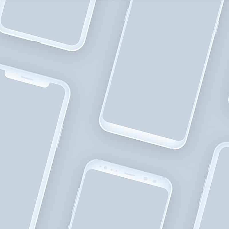 Free iPhone X and Samsung S8 Mockups