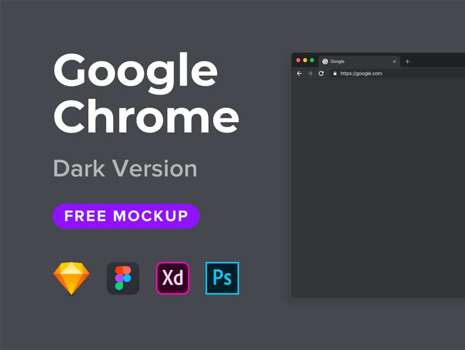 Google Chrome Mockup Freebie