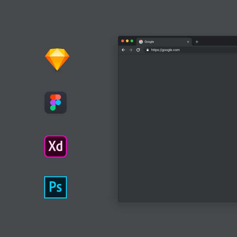 Google Chrome Mockup Freebie