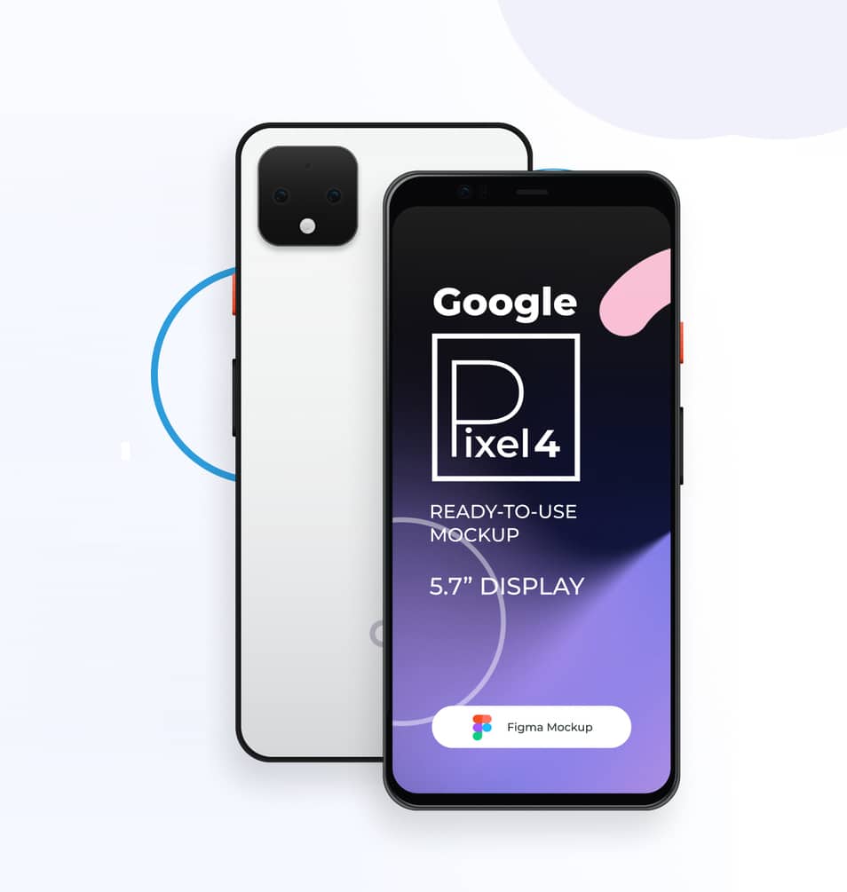 Google Pixel 4 Figma Mockup