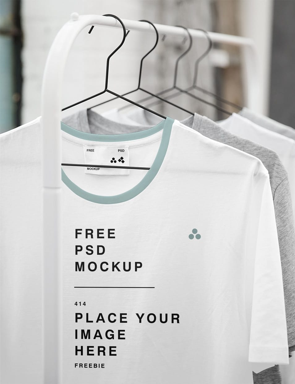 Hanging T-Shirt Mockup