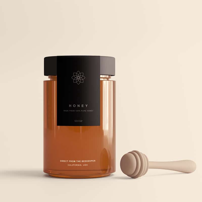Honey Jar Package Mockup