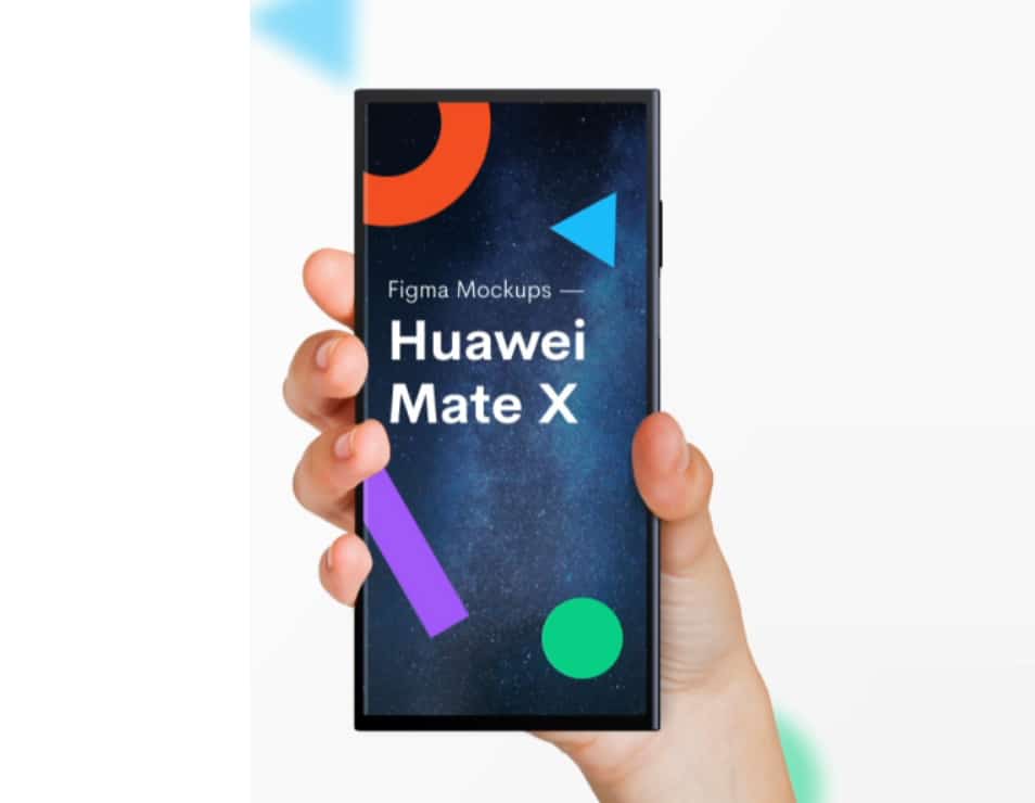 Huawei Mate X Figma Mockup