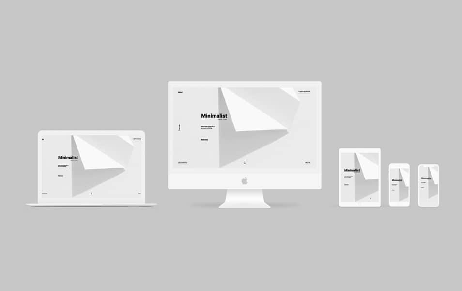 Minimal Apple Devices Mockups