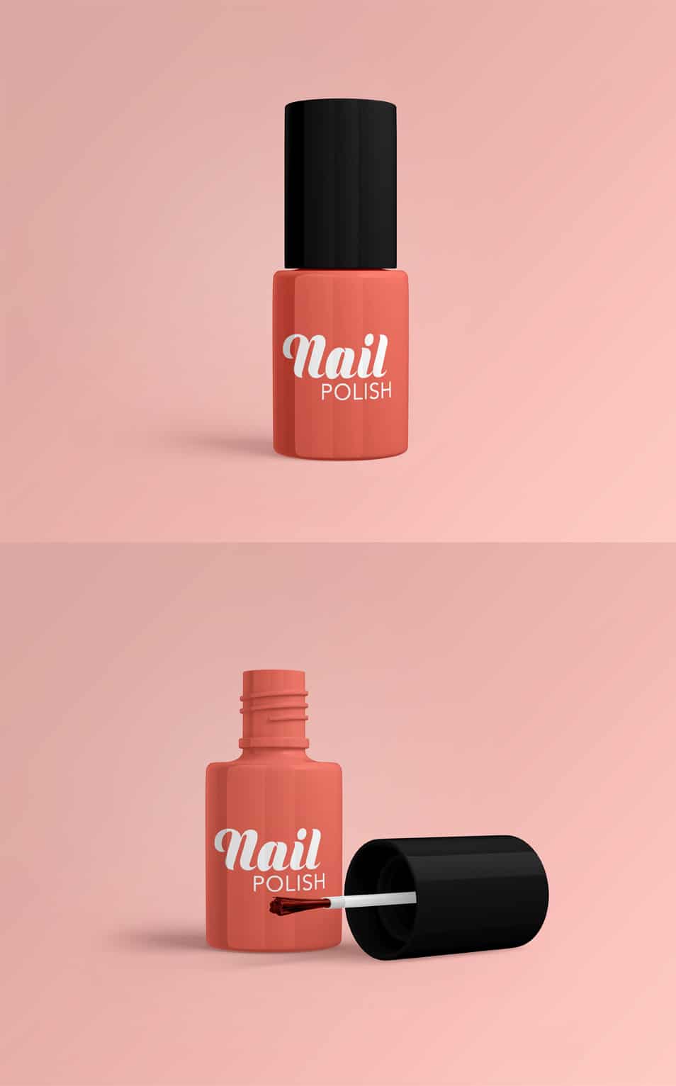 Nail Polish 2 Free PSD Mockups