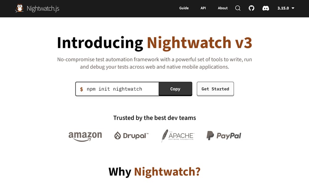 Nightwatch-js