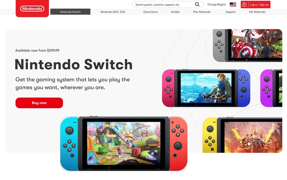 Nintendo Switch Order Interface Redesign