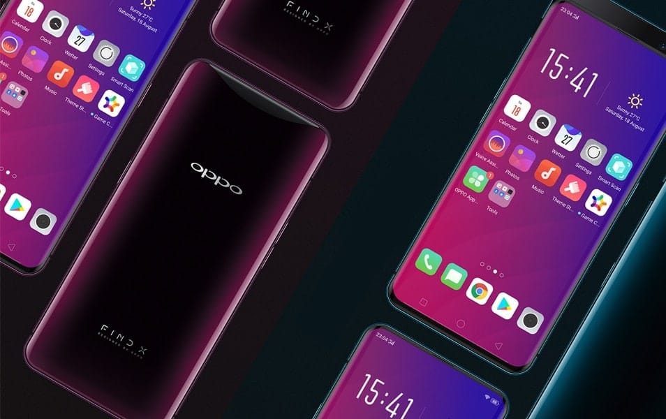 OPPO Find X Device Mock up